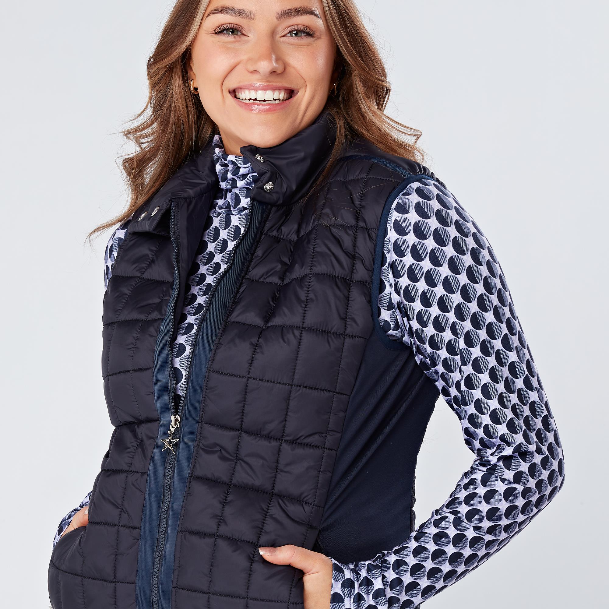 Swing Out Sister Valerie Active Ladies Golf Vest Navy