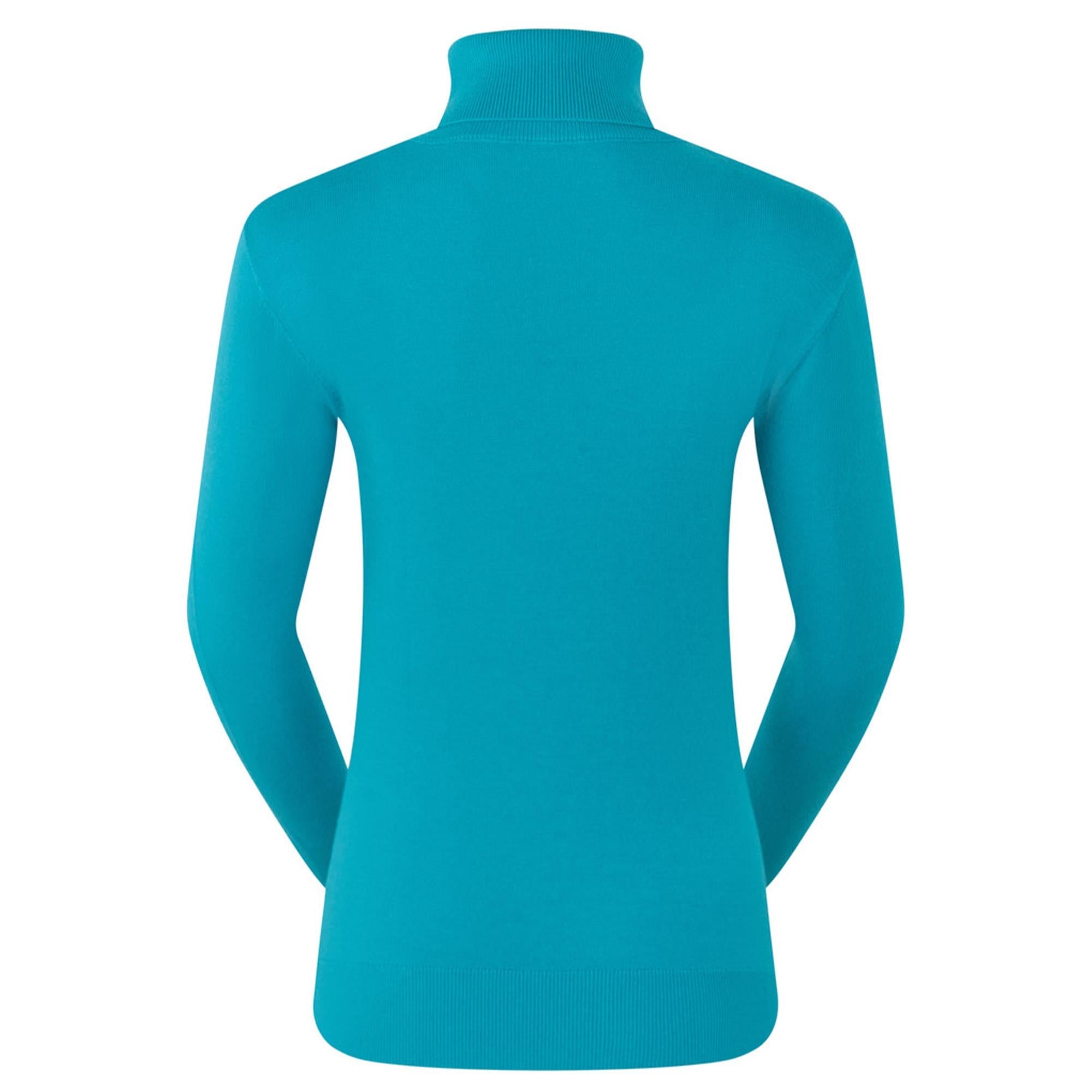 Pure Golf Glow Ladies Golf Roll Neck Tourmaline Leopard